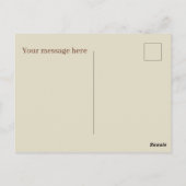 Schattigee apple lovers fruitverkopers bericht toe briefkaart (Achterkant)