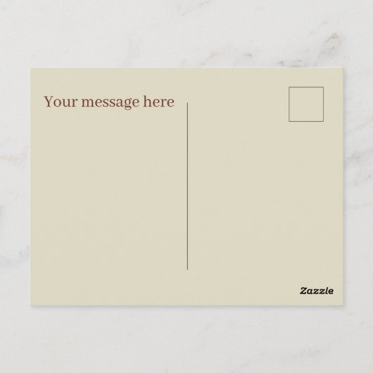 Schattigee apple lovers fruitverkopers bericht toe briefkaart (Achterkant)