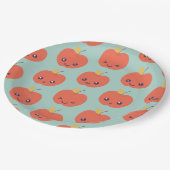 Schattigee Apple Pattern Paper Borden Papieren Bordje (Gekanteld)
