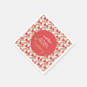 Schattigee Apple Pattern Waterverf met de hand ges Servet (Hoek)