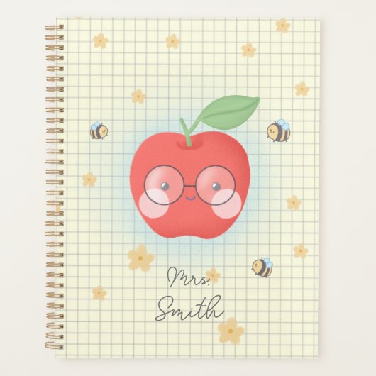 Schattigee Apple Teacher's Planner (Voorkant)