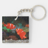 Schattigee aquarium thema vistank sleutelhanger (Achterkant)