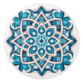 Schattigee Arabische stijl crafting Keramische Knop (Voorkant)