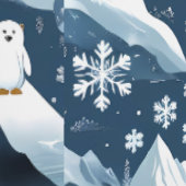 Schattigee Arctische Vrienden Patroon Peel en Stic Behang (Zoom)