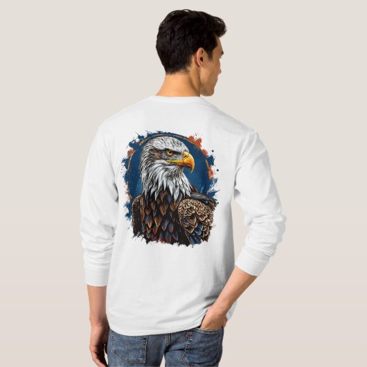 Schattigee arend t-shirt (Achterkant volledig)