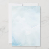 Schattigee Ark van Noach Blauwe Waterverf Eerste V Kaart (Achterkant)