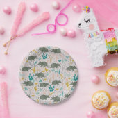 Schattigee Armadillo Papier Borden Papieren Bordje (Feest)