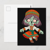 Schattigee Armeense zombie Briefkaart (Voorkant / Achterkant)