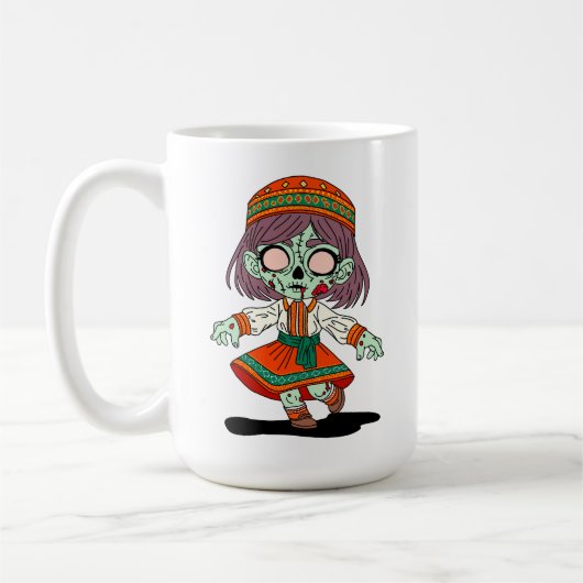 Schattigee Armeense zombie Koffiemok (Links)