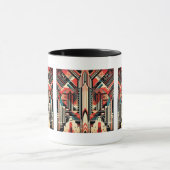 Schattigee Art Deco liefhebbers Mok (Midden)
