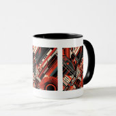 Schattigee Art Deco liefhebbers Mok (Voorkant rechts)