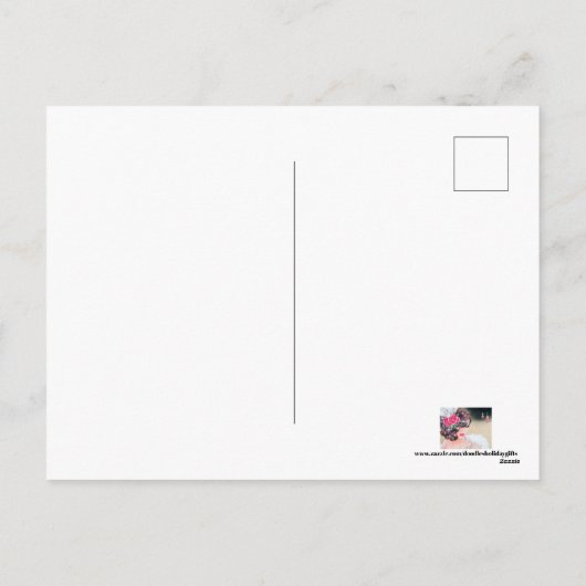 Schattigee art deco retro  vakantie kerst dame feestdagenkaart (Achterkant)