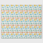 Schattigee Art Paint Tubes op wit Cadeaupapier (Vlak)