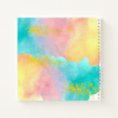 Schattigee artiest cadeau schilderij kind schetsbo notitieboek (Achterkant)