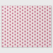 Schattigee Artistieke Waterverf Raspberry Pattern Cadeaupapier (Vlak)