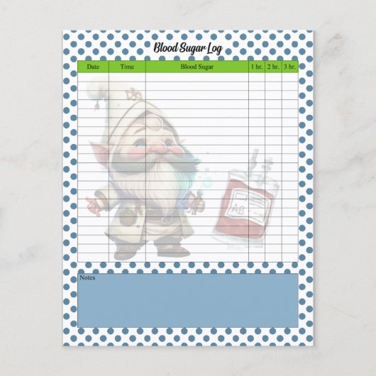 Schattigee arts GNOOM bloedsuiker log (Voorkant)