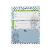 Schattigee arts GNOOM bloedsuiker log Notitieblok (Linkerzijde)