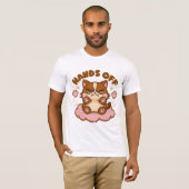 Schattigee asociale kat t-shirt (Voorkant volledig)