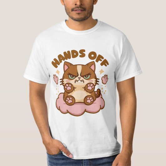Schattigee asociale kat t-shirt (Voorkant)