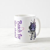 Schattigee Astro Unicorn Mok (Voorkant rechts)