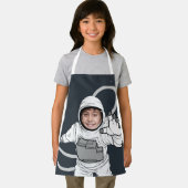 Schattigee Astronaut Custom Photo Schort (Insitu)