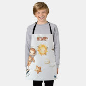 Schattigee astronaut en Schattig ruimteavontuur Schort (Gedragen)