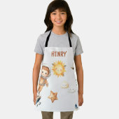 Schattigee astronaut en Schattig ruimteavontuur Schort (Insitu)