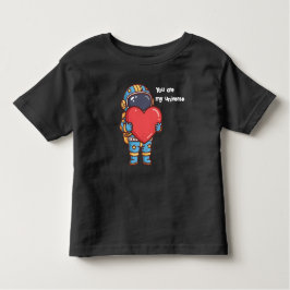 Schattigee astronaut Mijn Universum Liefde Hart Kinder Shirts