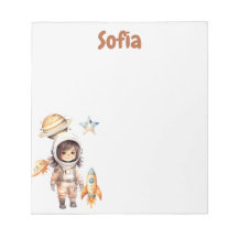 Schattigee astronaut Space Adventure gepersonalise