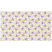 Schattigee aubergine en bladeren tafelkleed (Voorkant (Horizontaal))