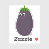 Schattigee aubergine print sticker (Vel)