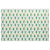 Schattigee augurken spelen Pickleball op wit Stof (Fat Quarter)