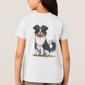 Schattigee Australian Shepherd-23144 Tri-Blend Shirt (Achterkant)