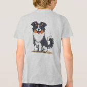 Schattigee Australian Shepherd-23144 Tri-Blend Shirt (Achterkant)