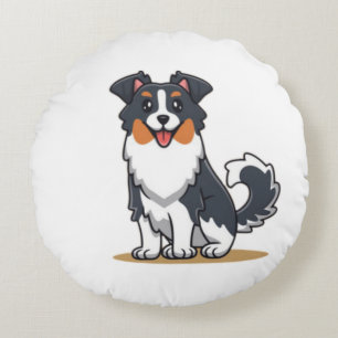 Schattigee Australian Shepherd-23145 Rond Kussen