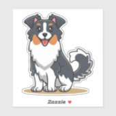 Schattigee Australian Shepherd-23145 Sticker (Vel)