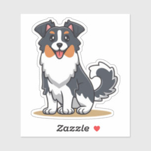 Schattigee Australian Shepherd-23145 Sticker