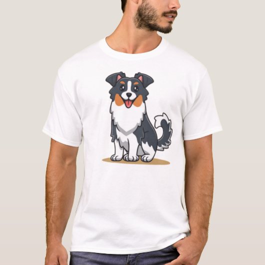 Schattigee Australian Shepherd-23145 T-shirt (Voorkant)