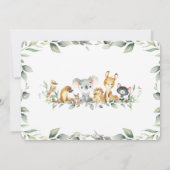 Schattigee Australische Dieren Groen Verjaardagsfo Kaart (Achterkant)