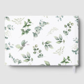 Schattigee Australische Dieren Groene Jongen Baby  Gastenboek (Achterkant)