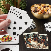 Schattigee Australische herder schilderij Pokerkaarten (Insitu)