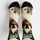 Schattigee Australische herder schilderij Sokken (Top)