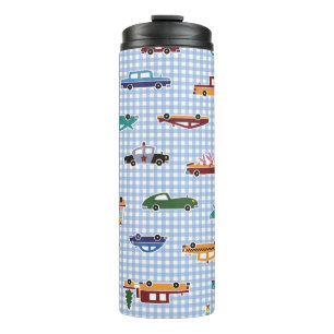 Schattigee auto schets: eenvoudig naadloos thermosbeker