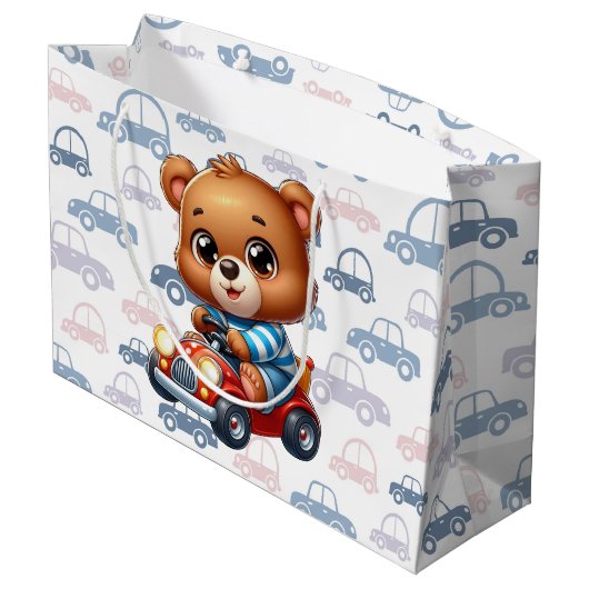 Schattigee auto's groot cadeauzakje (Achterkant Gekanteld)
