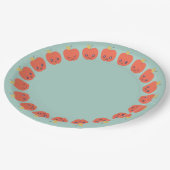 Schattigee Autumn Apple Paper Borden Papieren Bordje (Gekanteld)