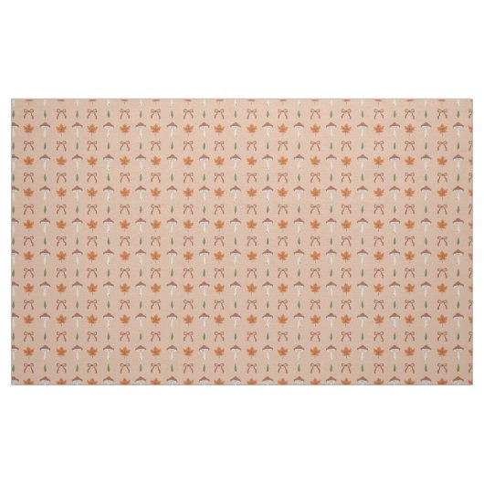 Schattigee Autumn Bow Pattern Fabric Stof (Fat Quarter)