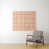 Schattigee Autumn Bow Pattern Tapestry Wandkleed (In Situ (horizontaal))