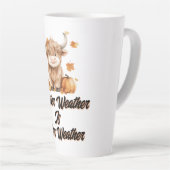Schattigee Autumn Highland Koe Latte Mok (Rechterhoek)