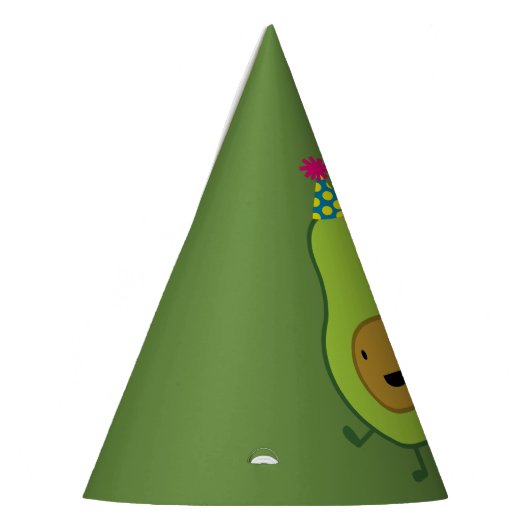 Schattigee avocado 1e verjaardagsfeestje Petten Feesthoedjes (Links)