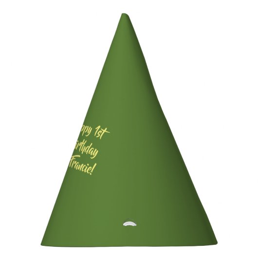 Schattigee avocado 1e verjaardagsfeestje Petten Feesthoedjes (Rechts)